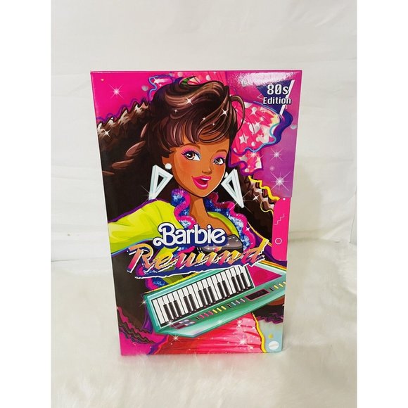 Barbie Rewind 80s Edition Dolls' Night Out Doll-Themed 11.5-In Brunette  New - Picture 10 of 11